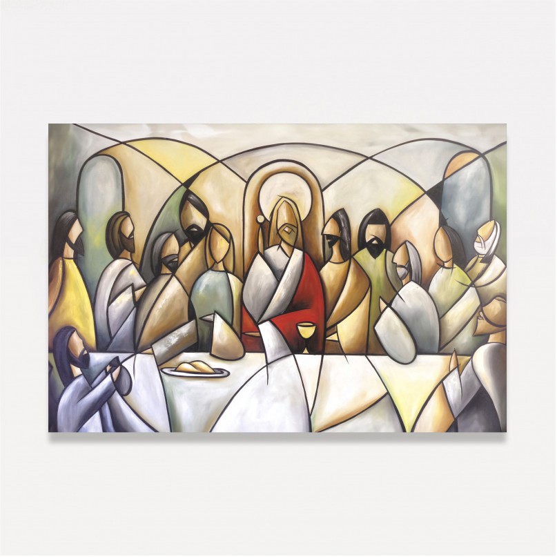 Releitura Quadro Santa Ceia Arte Moderna