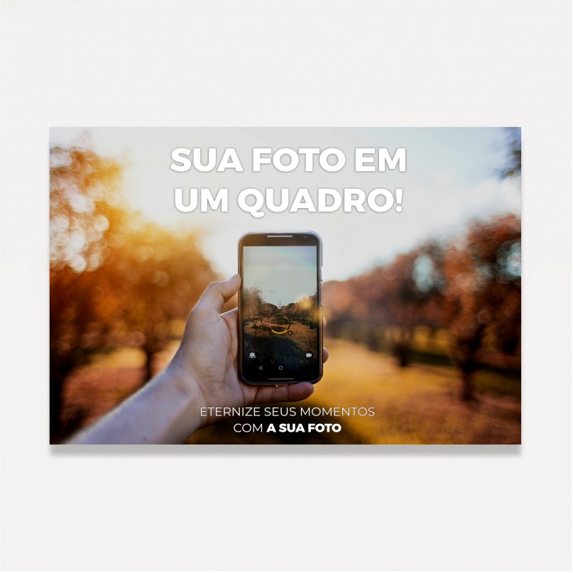 Quadro Personalizado - Retangular Horizontal