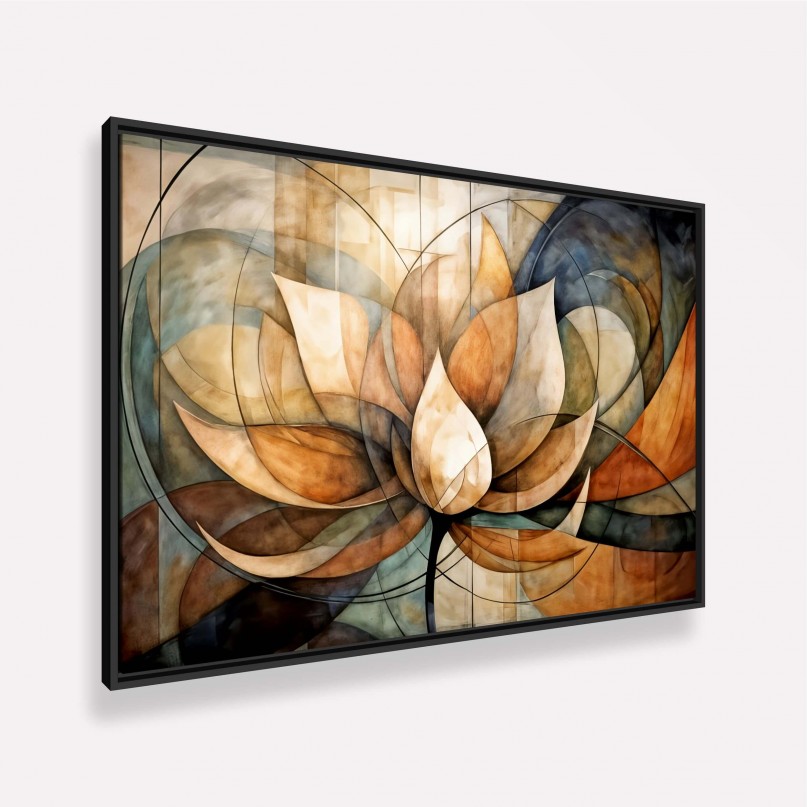 Quadro Harmonia Abstrata Florescer da Alma