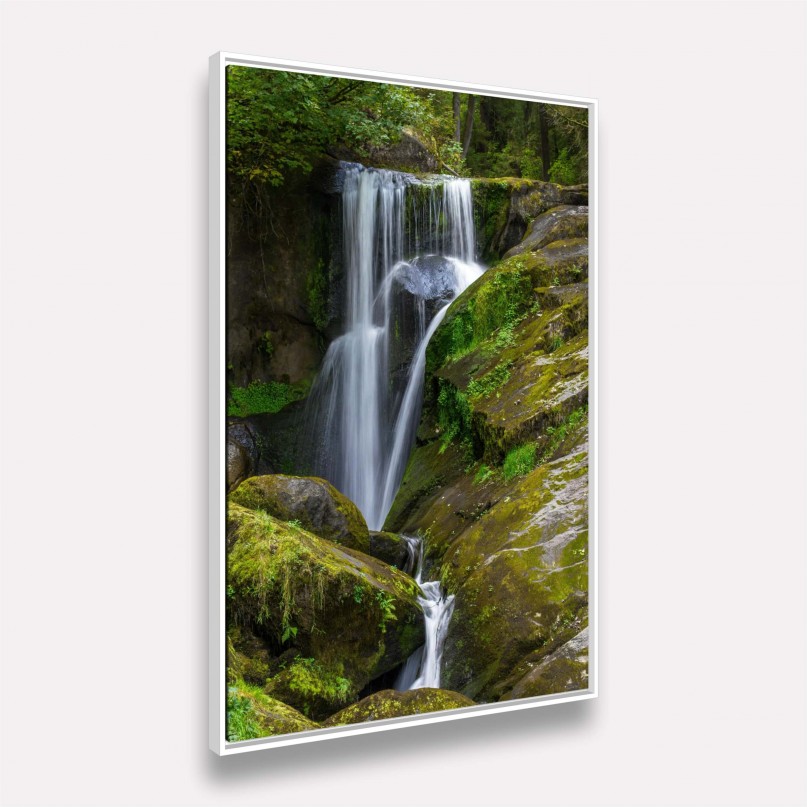 Quadro Paisagem Harmonia da Cachoeira Verdejante