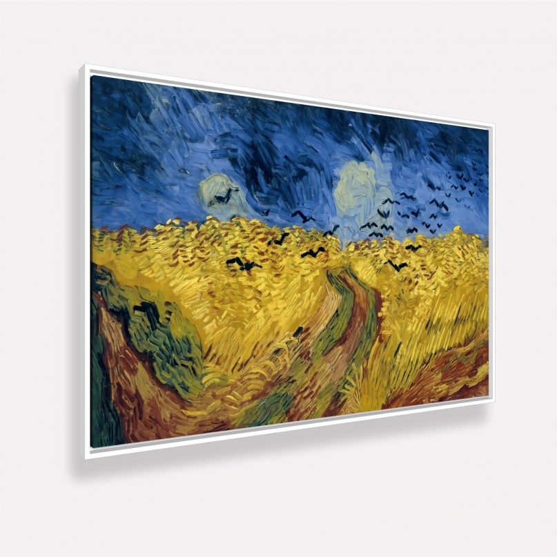 Quadro Campo de Trigo com Corvos de Vincent van Gogh Releitura