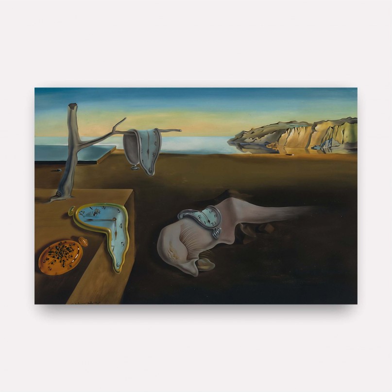 Quadro A Persistência da Memória de Salvador Dalí Releitura
