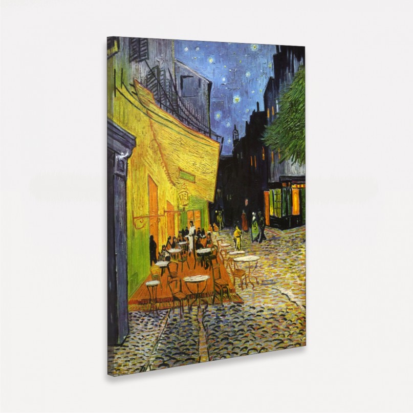 Quadro Terraço do Café - Van Gogh - Releitura