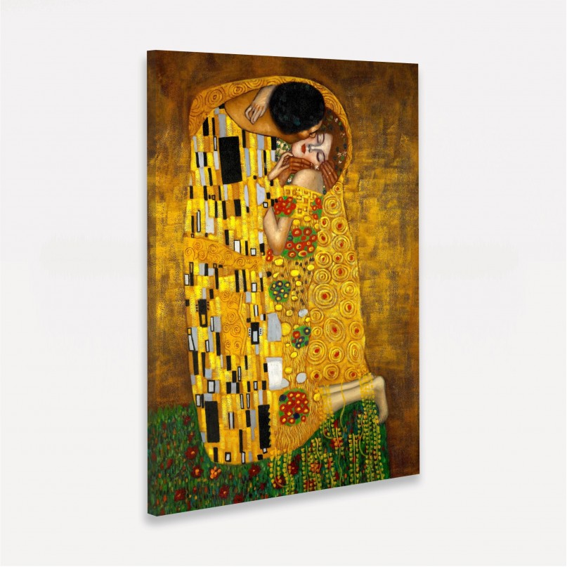 Quadro O Beijo - Gustav Klimt - Releitura