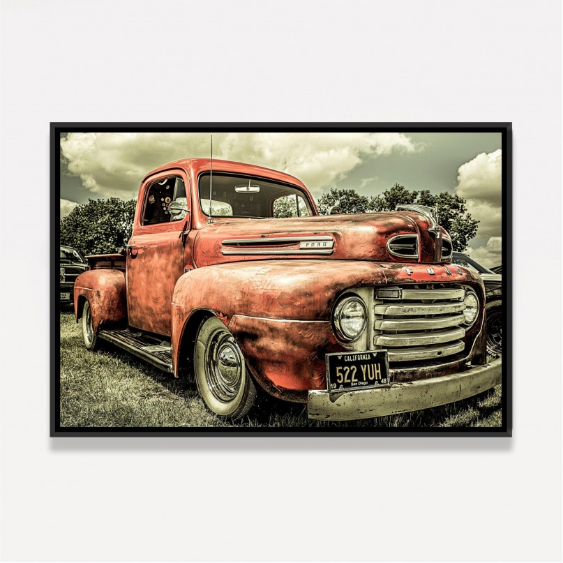 Quadro Carro Antigo - Truck Ford Vintage