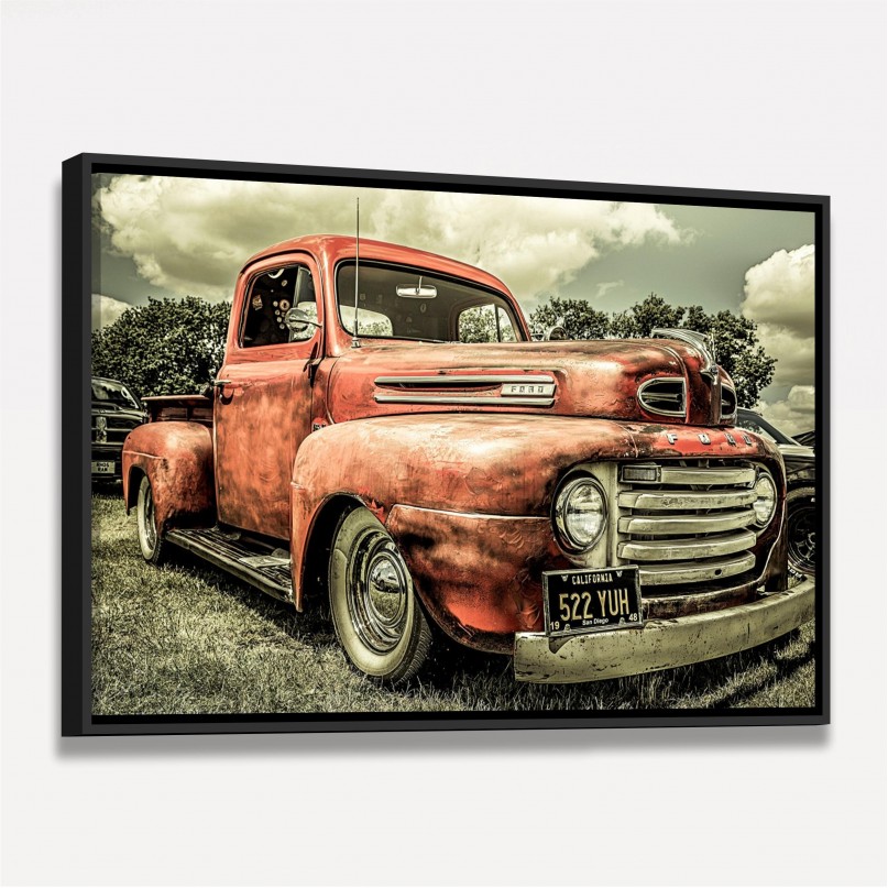 Quadro Carro Antigo - Truck Ford Vintage