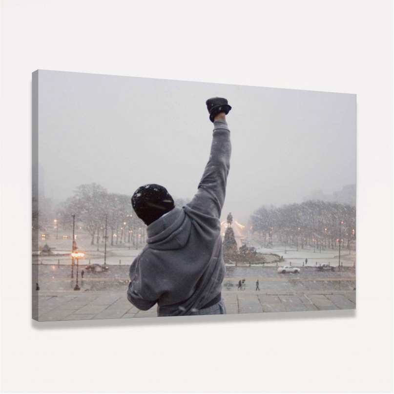 Quadro Rocky Balboa Motivacional - East Fairmount Park