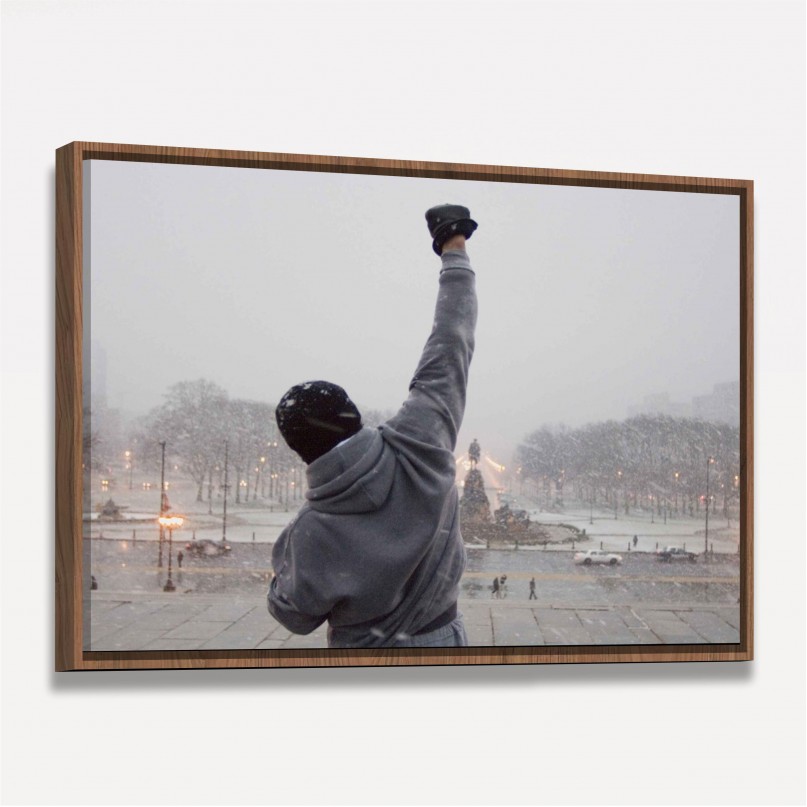 Quadro Rocky Balboa Motivacional - East Fairmount Park