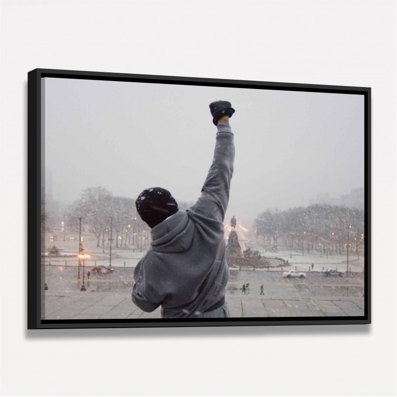 Quadro Rocky Balboa Motivacional - East Fairmount Park
