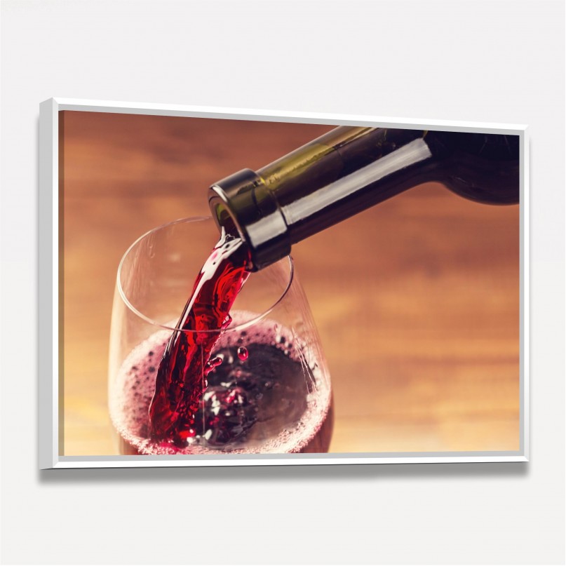 Quadro decorativo Uma Boa Taça de Vinho