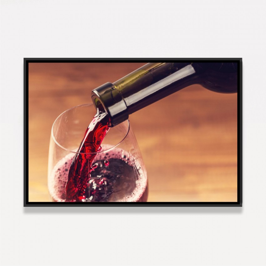Quadro decorativo Uma Boa Taça de Vinho