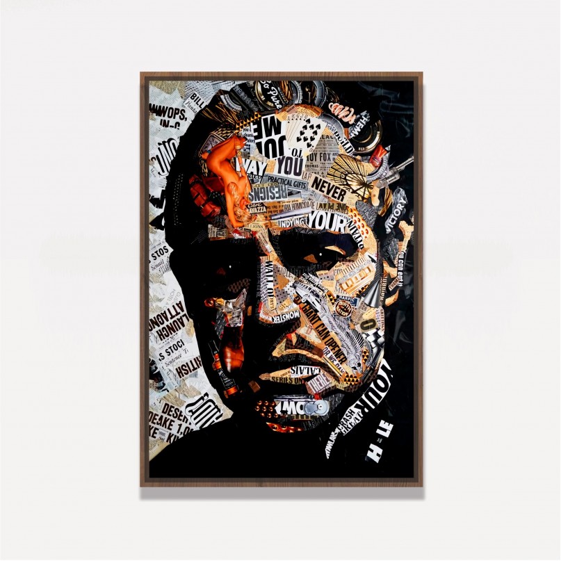Quadro Poderoso Chefão Collage Art