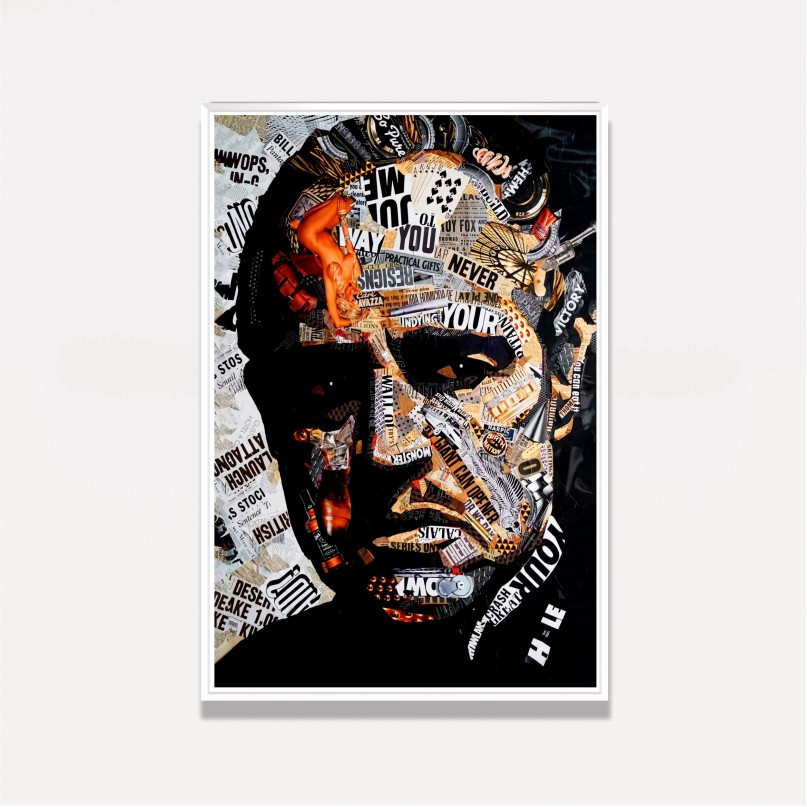 Quadro Poderoso Chefão Collage Art