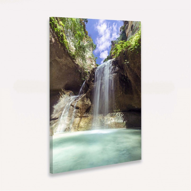 Quadro Cachoeira Paisagem Bela Cascata