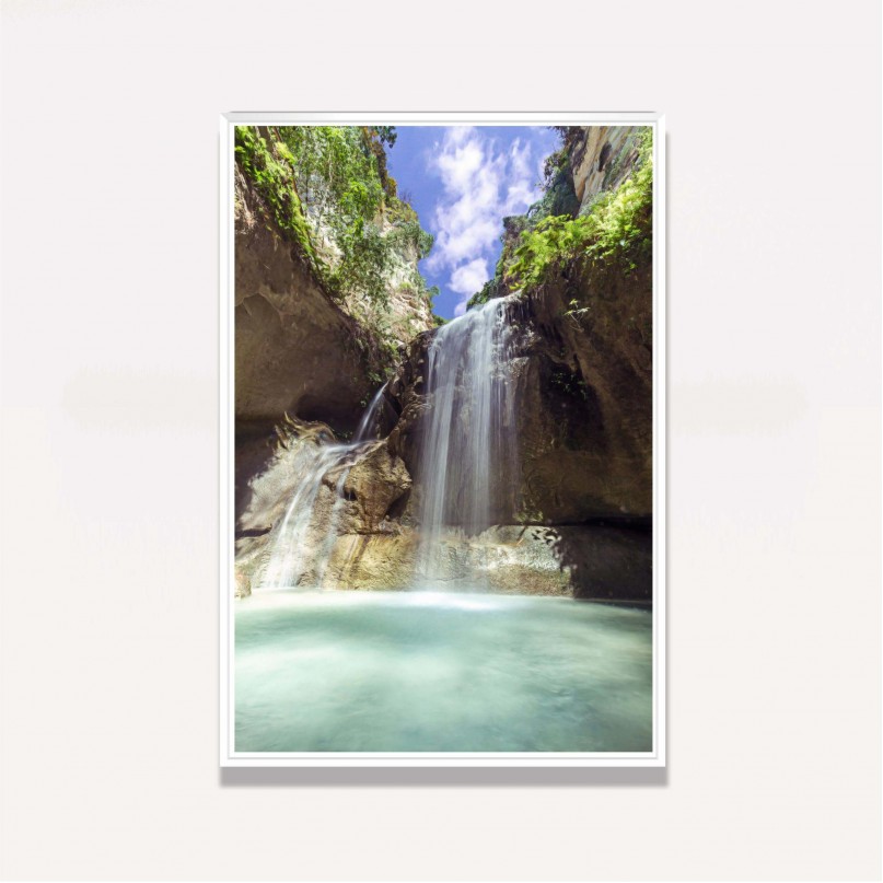 Quadro Cachoeira Paisagem Bela Cascata