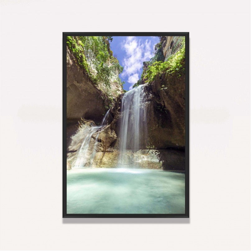 Quadro Cachoeira Paisagem Bela Cascata