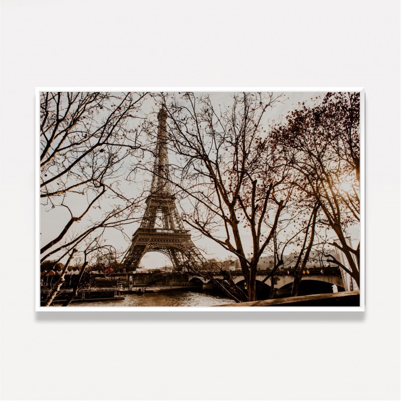 Quadro Torre Eiffel Paris em Arte Vintage
