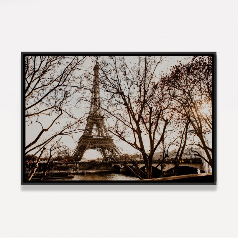 Quadro Torre Eiffel Paris em Arte Vintage