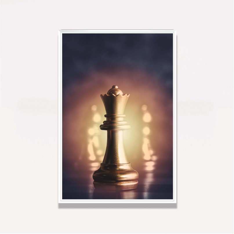 Quadro Xadrez Queen Shine