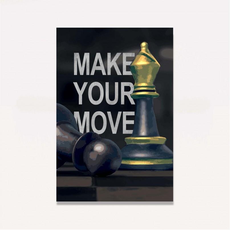 Quadro Xadrez Chess Make Your Move