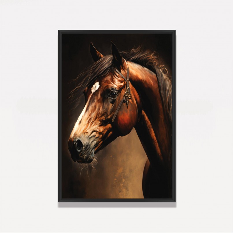 Quadro Cavalo Luxury Brown 
