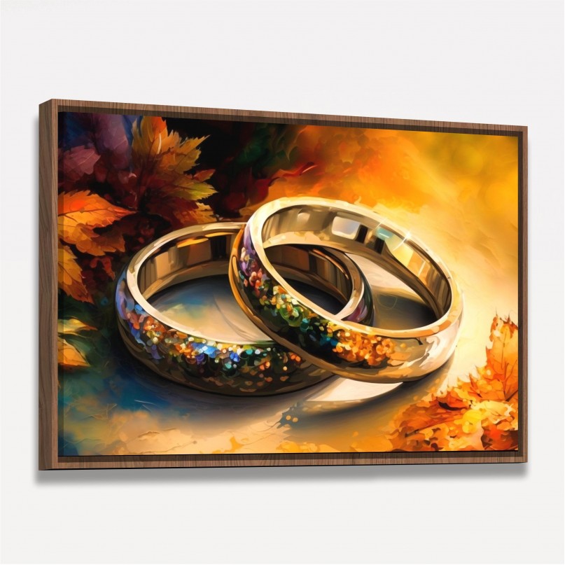 Quadro Alianças do Amor um Elo Indestrutível