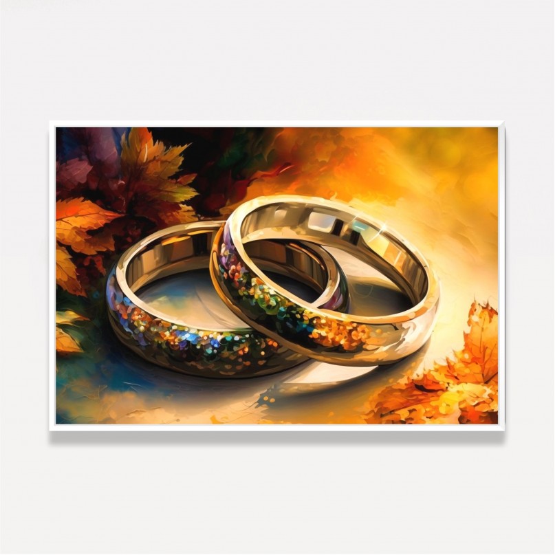 Quadro Alianças do Amor um Elo Indestrutível
