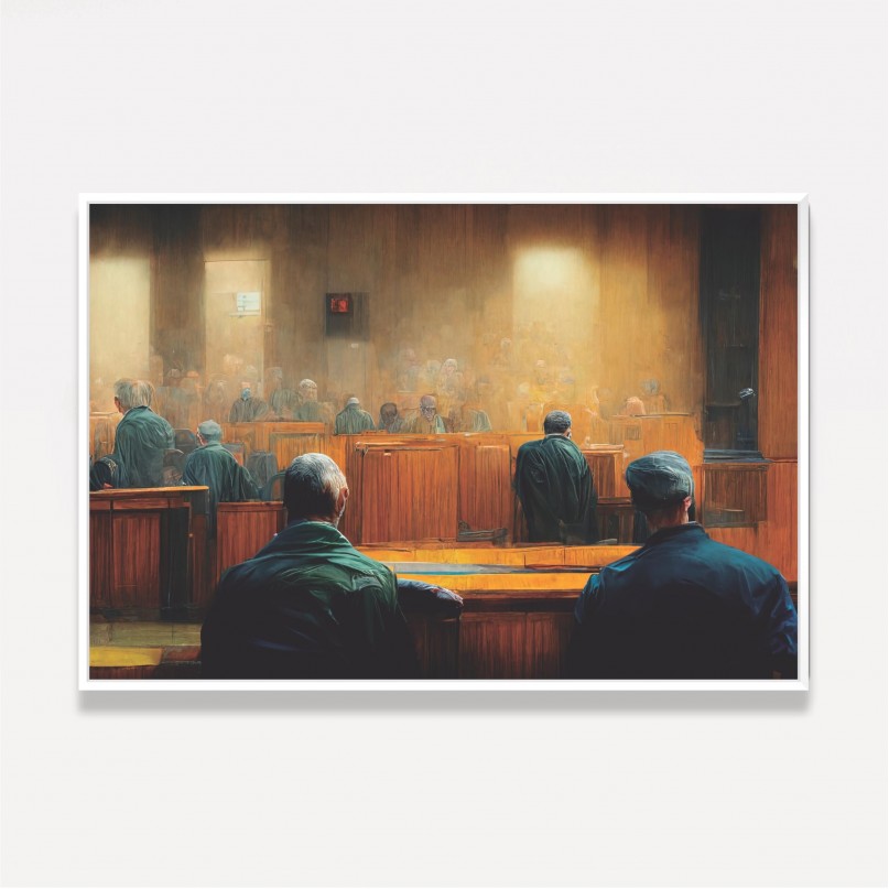 Quadro Advocacia Tribunal Poder do Juiz