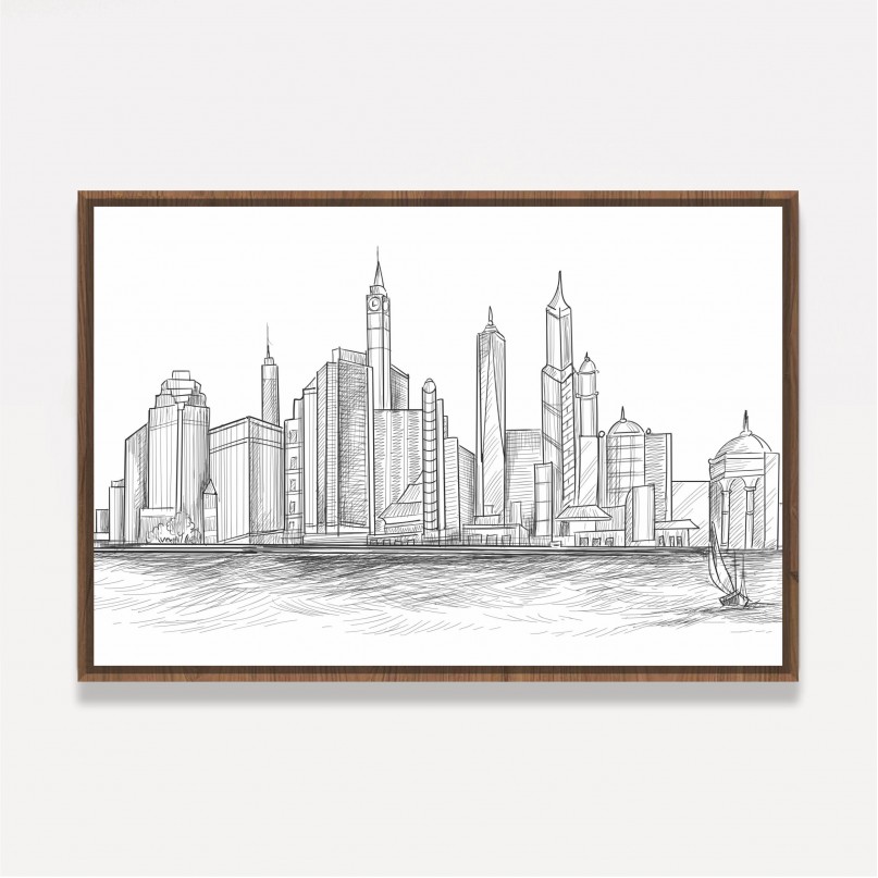 Quadro New York City Skyline