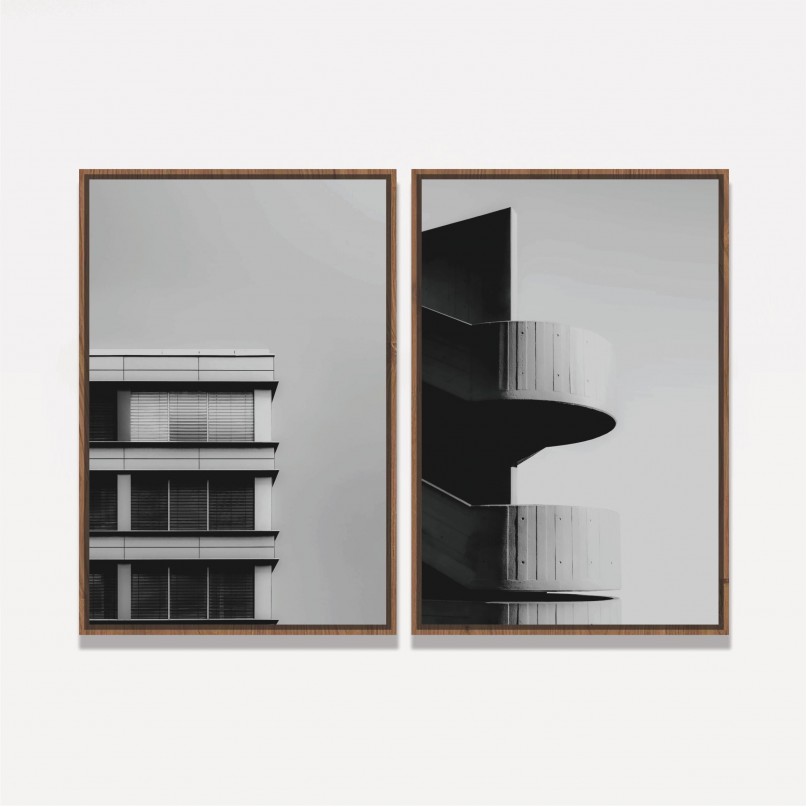 Quadro Monumentos Urbanos - 2 Peças