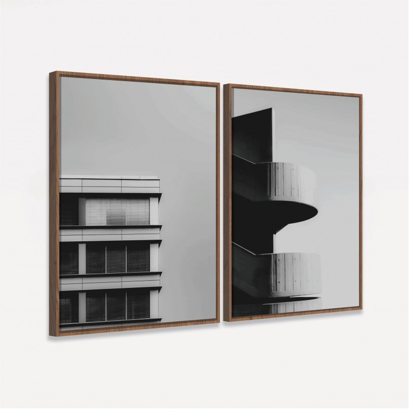 Quadro Monumentos Urbanos - 2 Peças