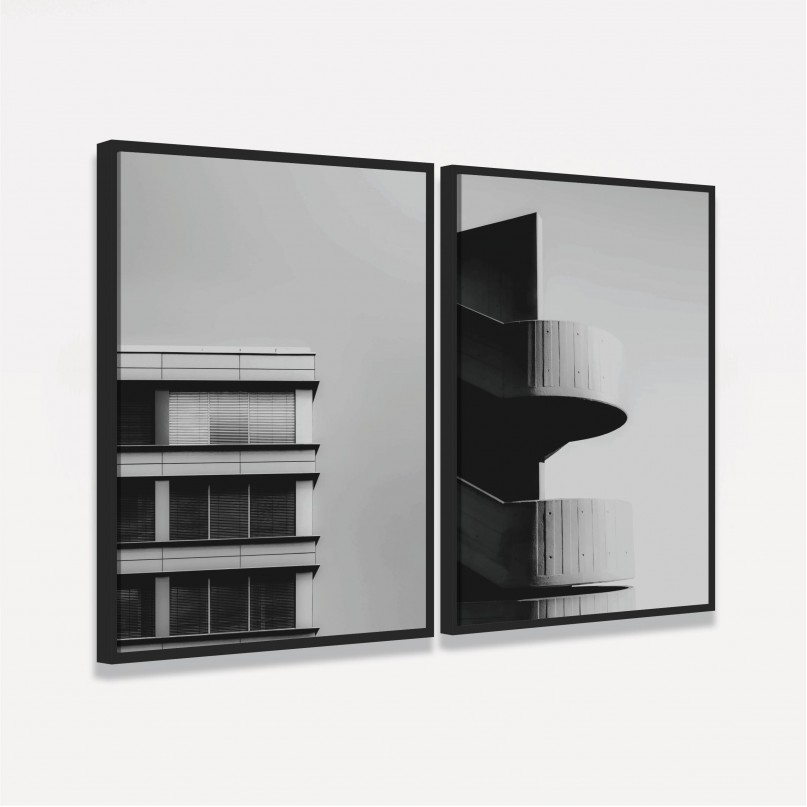 Quadro Monumentos Urbanos - 2 Peças