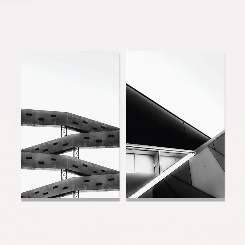 Quadro Encantos Urbanos - 2 Peças