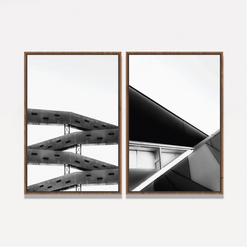 Quadro Encantos Urbanos - 2 Peças