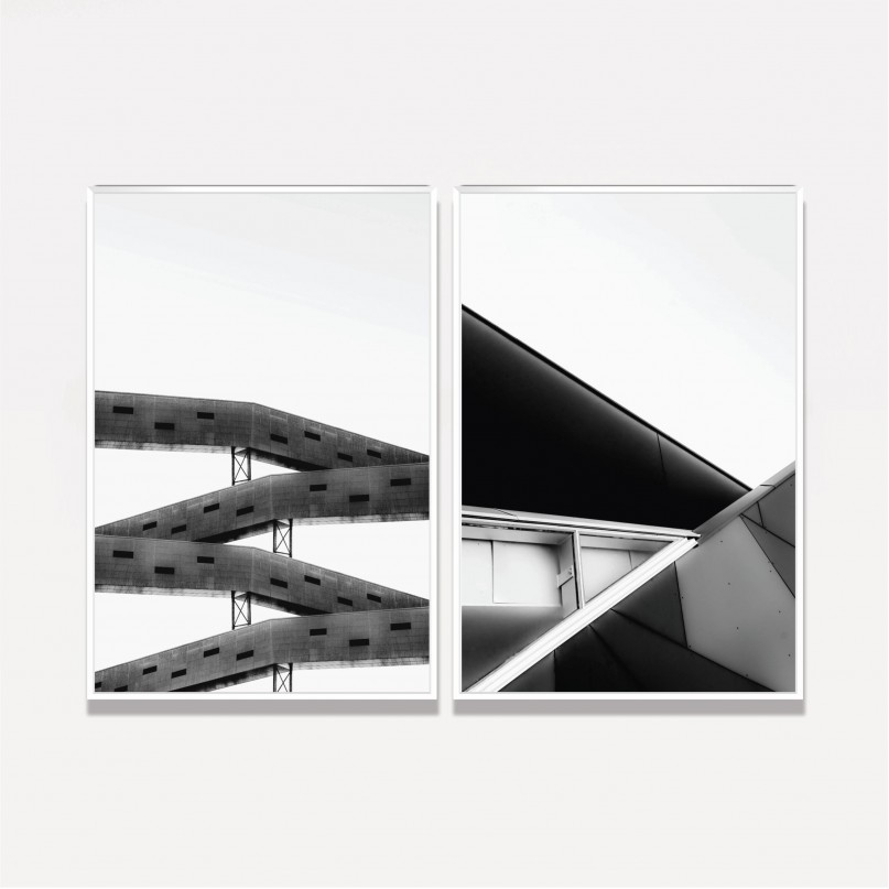 Quadro Encantos Urbanos - 2 Peças