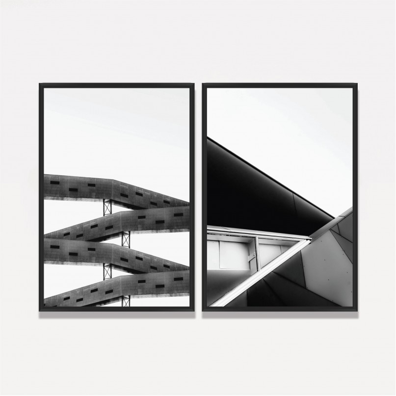Quadro Encantos Urbanos - 2 Peças