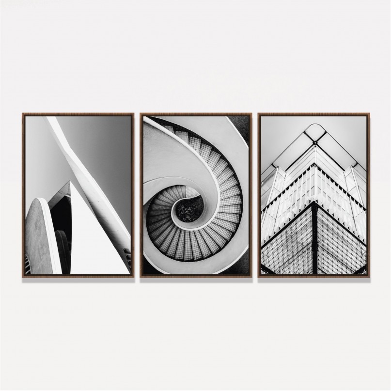 Quadro Trio Arquitetura Icônica