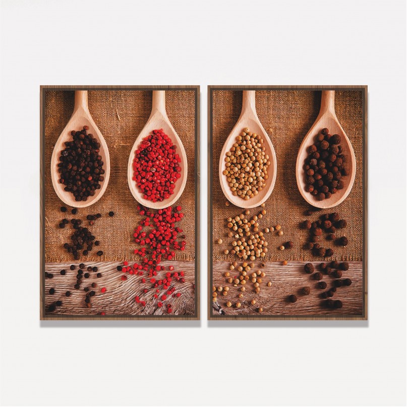 Quadro Duo Aroma dos Temperos