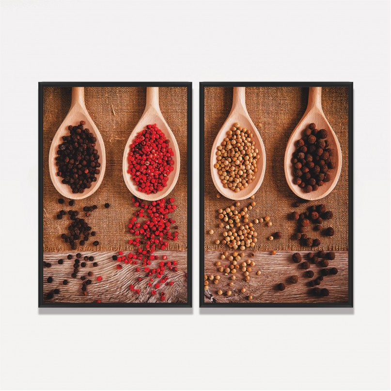 Quadro Duo Aroma dos Temperos