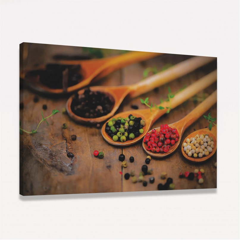 Quadro Decorativo Mix de Especiarias