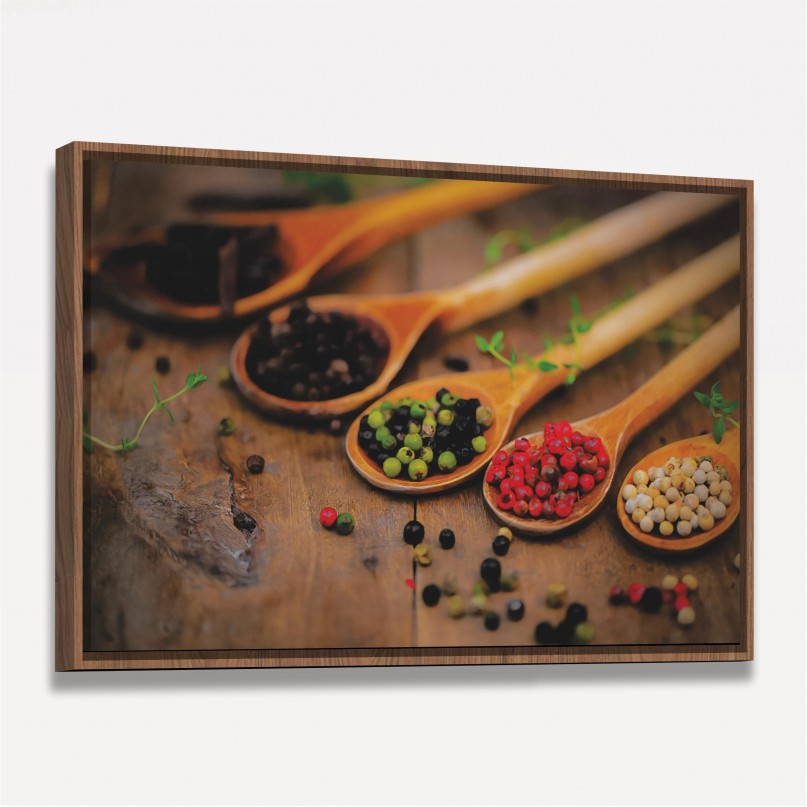 Quadro Decorativo Mix de Especiarias