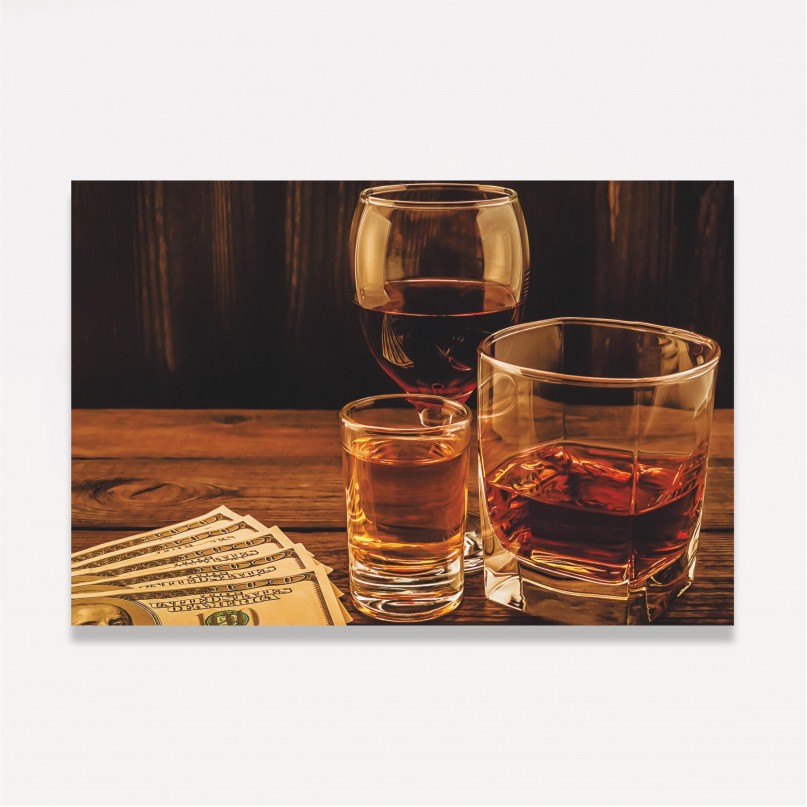 Quadro Whiskey and Money