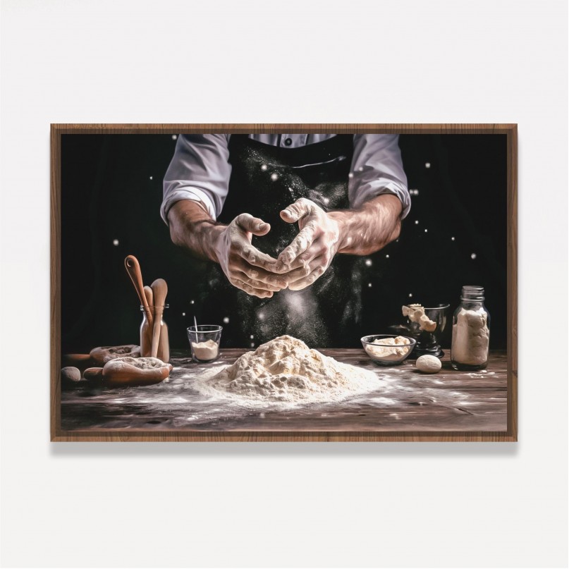 Quadro Decorativo a Arte da Panificação