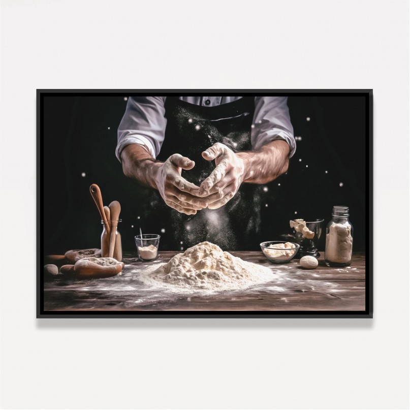 Quadro Decorativo a Arte da Panificação