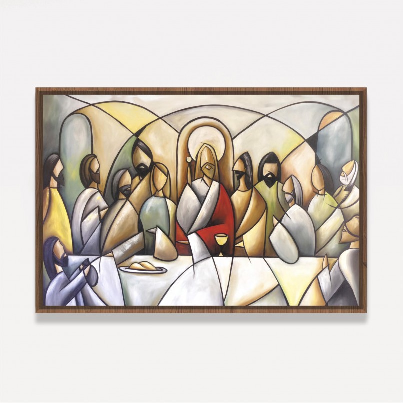 Releitura Quadro Santa Ceia Arte Moderna