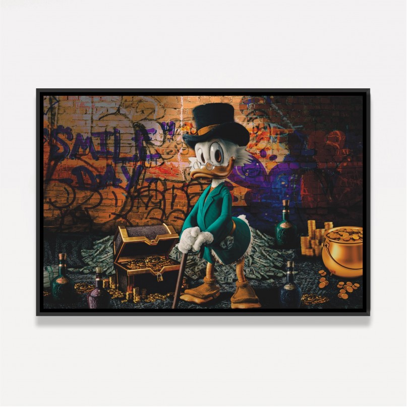 Quadro Tio Patinhas Milionário