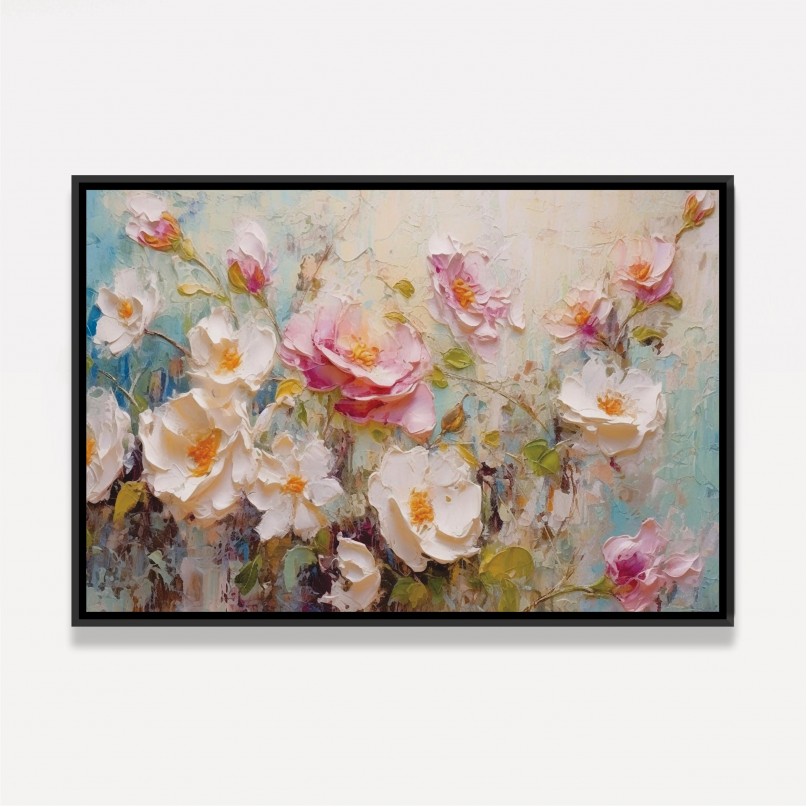 Quadro Floral Estilo Pintura