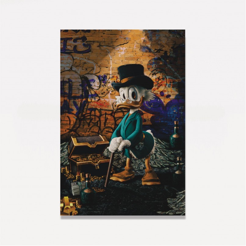 Quadro Tio Patinhas Senhor Grana