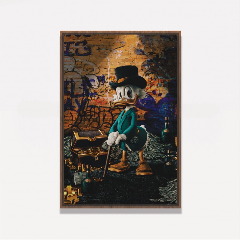 Quadro Tio Patinhas Senhor Grana