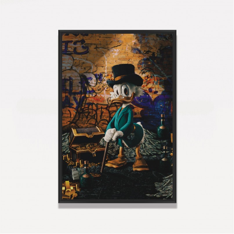 Quadro Tio Patinhas Senhor Grana
